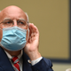 Robert Redfield, director of the Centers for Disease Control and Prevention, wears a protective mask during a House Select Subcommittee on the Coronavirus Crisis hearing on July 31, 2020.